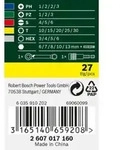Bosch Power Tools Ratschen-Set 2607017160