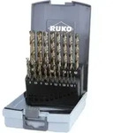 RUKO Spiralbohrersatz DIN 338 Typ VA HSSE Co 5 in Kunststoffkassette (ABS)