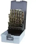 RUKO Spiralbohrersatz DIN338 Typ VA D.1-13x0,5mm HSS-Co5 25tlg.Ku.-Kassette
