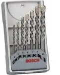 Bosch Betonbohrer CYL-3 Set Silver Percussion 7-teilig 4, 5 6, 6 7, 8 10 mm
