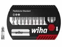 Wiha Bit Set FlipSelector Standard 13-tlg. I 25 mm Schlitz, Phillips, Pozidriv 1/4"