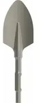Bosch Spatmei&szlig;el mit 30-mm-Sechskantaufnahme abgerundet 400 x 135 mm