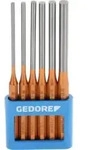 Gedore Splinttreiber-Satz inkl. PVC-Halter, 6-teilig, 3 - 10 mm, lange Form,
