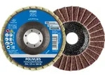 PFERD TOOLS POLIVLIES-F&auml;cherscheibe PVL Korund &Oslash; 125 mm Bohrung 22,23 mm A180M f&uuml;r