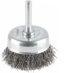 Bosch Topfb&uuml;rste Stahl gewellter Draht 50 mm 0,3 mm 4500 U/ min