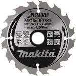 Makita S&auml;geblatt SPECIALIZED 136x20x16Z