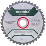 Metabo S&auml;geblatt "precision cut wood - classic", 216x2,4/1,8x30, Z40 WZ 5&deg;neg.