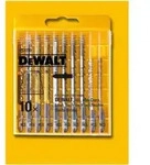 DEWALT Stichs&auml;gebl&auml;tter-Set 10-tlg. Holz DT2290-QZ