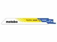 Metabo 5 Säbelsägeblätter "flexible wood + metal" 150 x 0,9 mm, BiM, 1,8-2,6 mm/