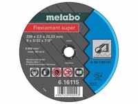 Metabo Flexiamant super 115x3,0x22,23 Stahl, Trennscheibe, gekröpfte...