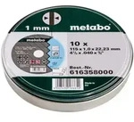 Metabo Satz=10xTrennscheiben SP 115x1,0x22,23 Inox, TF 41 , in Blechdose