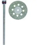 Proxxon Diamantierte Trennscheibe mit K&uuml;hll&ouml;chern, &Oslash; 20 mm + 1 Tr&auml;ger