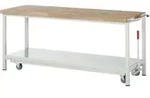 Rau Werkbank mit absenkbarem Fahrgestell Modell 8000 B 2000 x T 700 x H 880mm