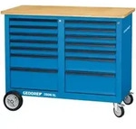 Gedore Rollwerkbank, 1,25 m breit, mit 14 Schubladen