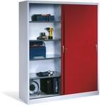 C+P Werkzeugschrank mit Schiebet&uuml;ren, innen 2 x 4 B&ouml;den, H1950xB1600xT500mm Front