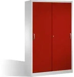 C+P Werkzeugschrank mit Schiebet&uuml;ren, innen 4 B&ouml;den, H1950xB1200xT600mm Front