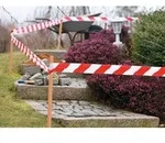 tesa Absperrband Signal 58137-00000 80mmx100m rot/wei&szlig;