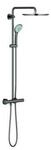 Grohe Duschsystem Euphoria 310 m AP-Thermostat, Wandmontage, hard graphite (26075A00)