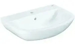 Grohe Waschtisch Bau Keramik 60cm, alp-we, 1 HL m &Uuml;L, wandh&auml;ngend