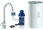 Grohe Sp&uuml;ltisch-Standventil Red Mono chrom, M-Size, mit Boiler