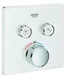 Grohe Fertigset Grohtherm Smartcontrol moon wh., eck, UP-THM, 2 Absperrventile