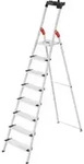 Hailo L80 ComfortLine, Alu-Sicherheits-Stehleiter, 8 Stufen