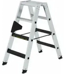 MUNK A-Stehleiter 250 kg beidseitigclip-step R13 4 Stufen