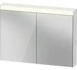 Duravit Uni-Spiegelschrank Bett. Version 101x14,8x76cm, 16 W, 2 T&uuml;ren, LED