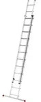 Hailo S80 ProfiStep duo, Aluminium-Schiebeleiter 2-teilig, 2x12 Sprossen