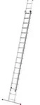 Hailo S80 ProfiStep duo, Aluminium-Schiebeleiter 2-teilig, 2x18 Sprossen