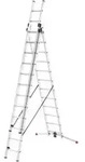 Hailo S100 ProfiLOT, Aluminium Kombileiter 3-teilig, 3x12 Sprossen