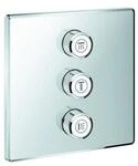 Grohe Fertigset Grohtherm Smartcontrol chrom, eckig, 3-fach Unterputzventil