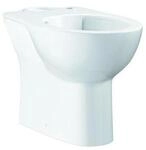 Grohe Stand-WC-Kombination Bau Keramik alp-we, sp&uuml;lrandlos, Abgang waagerecht