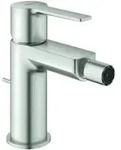 Grohe Bidet-Einhebelmischer Lineare 1/2", Ablaufgarnitur, supersteel
