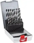 Bosch Metallspiralbohrer HSS-Set PointTeQ DIN 338 19-teilige ProBox