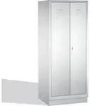 C+P Putzmittel-Spind Classic auf Sockel, 2 Abteile, H1850xB810xT500mm Front...