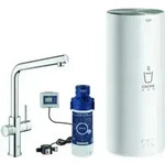Grohe Sp&uuml;ltisch-Einhebelmischer Red Duo chrom, L-Size, mit Boiler