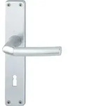 Hoppe Langschildgarnitur Birmingham 1117/202SP Alu. F1 OB 72mm DIN L/R