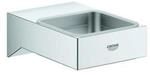 Grohe Halter Selection Cube chrom, f&uuml;r Glas, Seifenspender/-schale (40865000)