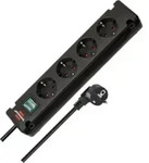 Bremounta Steckdosenleiste 4-fach schwarz 1,5m H05VV-F 3G1,5