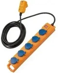 Super-Solid SL 554 DE FI IP54 Steckdosenverteiler 5-fach 5m H07RN-F 3G1,5