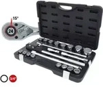 KS Tools 3/4" Steckschl&uuml;ssel-Satz, 21-teilig 12-kant