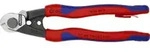 KNIPEX 95 62 190 T Drahtseilschere geschmiedet mit Mehrkomponenten-H&uuml;llen, mit