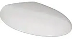 V&B WC-Sitz Pure Stone Softclosing-Scharniere Edelstahl, wei&szlig;
