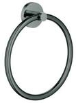 Grohe Handtuchring Essentials hard graphite, verdeckte Befestigung (40365A01)