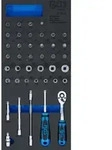 BGS Werkstattwageneinlage 1/3: Steckschl&uuml;ssel-Satz 6,3 mm (1/4 Zoll) 41 teilig