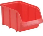 H&uuml;nersdorff Sichtbox aus PP, Gr. 3 rot