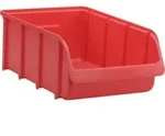 H&uuml;nersdorff Sichtbox aus PP, Gr. 5 rot