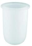 Grohe Ersatzglas Essentials satin wei&szlig;, f&uuml;r WC-B&uuml;rstengarnitur