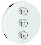 Grohe Fertigset Grohtherm Smartcontrol moon white, rund, UP-Ventil 3-fach (29152LS0)